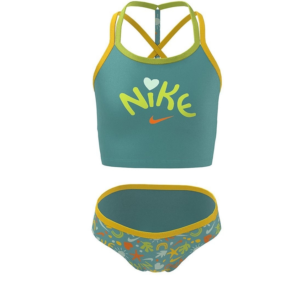🆕️ Nike Fun Forest T Crossback Midkini Top & Bottoms